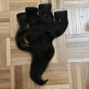 COPY - 100% Remy Human Hair brand: Cashmere Hair *seamless* dark brown extensio…